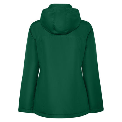 Bottle Green - Back - Roly Womens-Ladies America Padded Parka