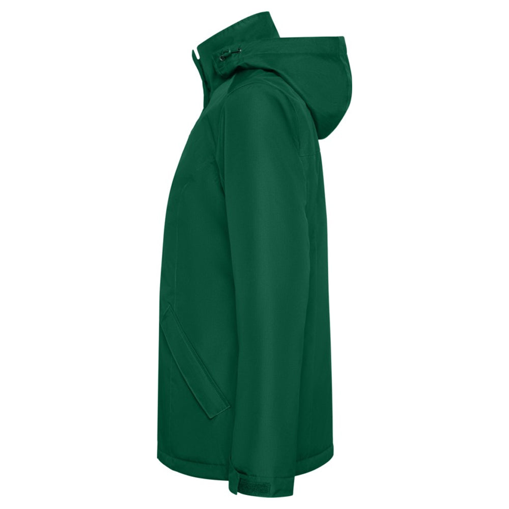 Bottle Green - Side - Roly Womens-Ladies America Padded Parka