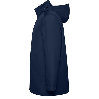 Navy Blue - Side - Roly Childrens-Kids America Padded Parka