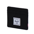 Solid Black - Side - Herschel Charlie RFID Blocking Card Holder