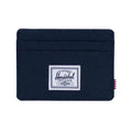 Navy - Front - Herschel Charlie RFID Blocking Card Holder