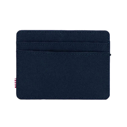 Navy - Back - Herschel Charlie RFID Blocking Card Holder