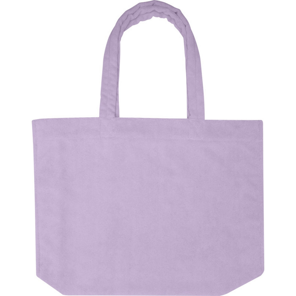 Lilac - Front - Floso Siam Terrycloth Beach Recycled 13L Tote Bag