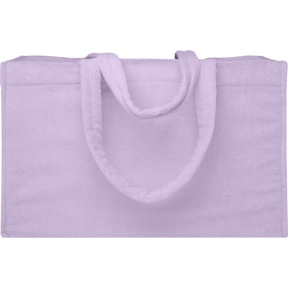 Lilac - Side - Floso Siam Terrycloth Beach Recycled 13L Tote Bag