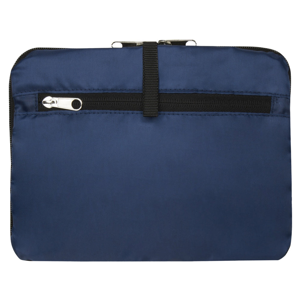 Navy - Side - Floso RPET Foldable 16L Tote Bag