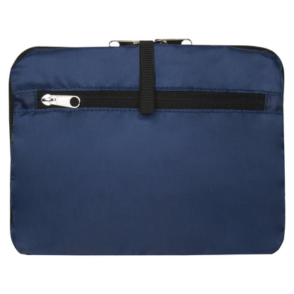 Navy - Side - Floso RPET Foldable 16L Tote Bag