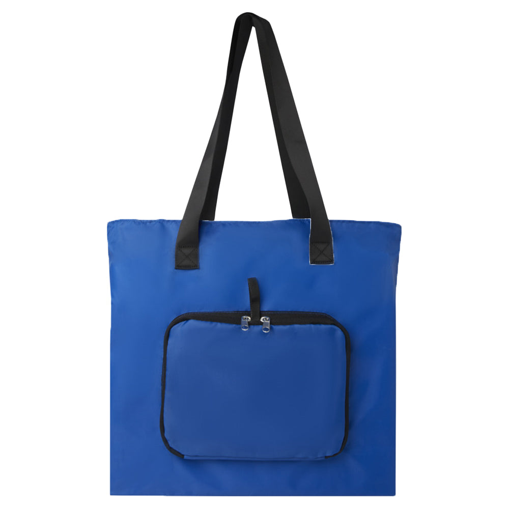 Royal Blue - Front - Floso RPET Foldable 16L Tote Bag