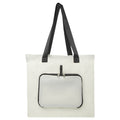 Sandstone - Front - Floso RPET Foldable 16L Tote Bag