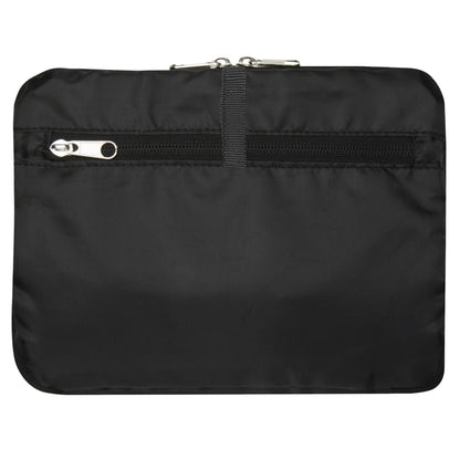 Solid Black - Side - Floso RPET Foldable 15L Backpack