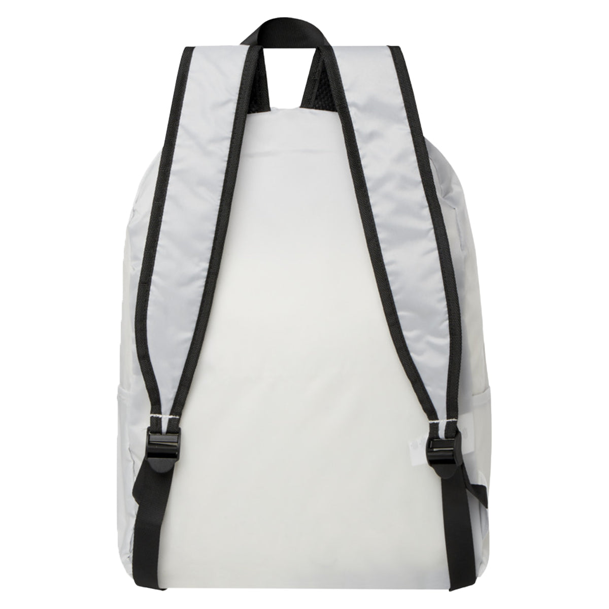 White - Back - Floso RPET Foldable 15L Backpack