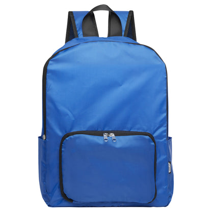 Royal Blue - Front - Floso RPET Foldable 15L Backpack