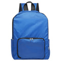 Royal Blue - Front - Floso RPET Foldable 15L Backpack