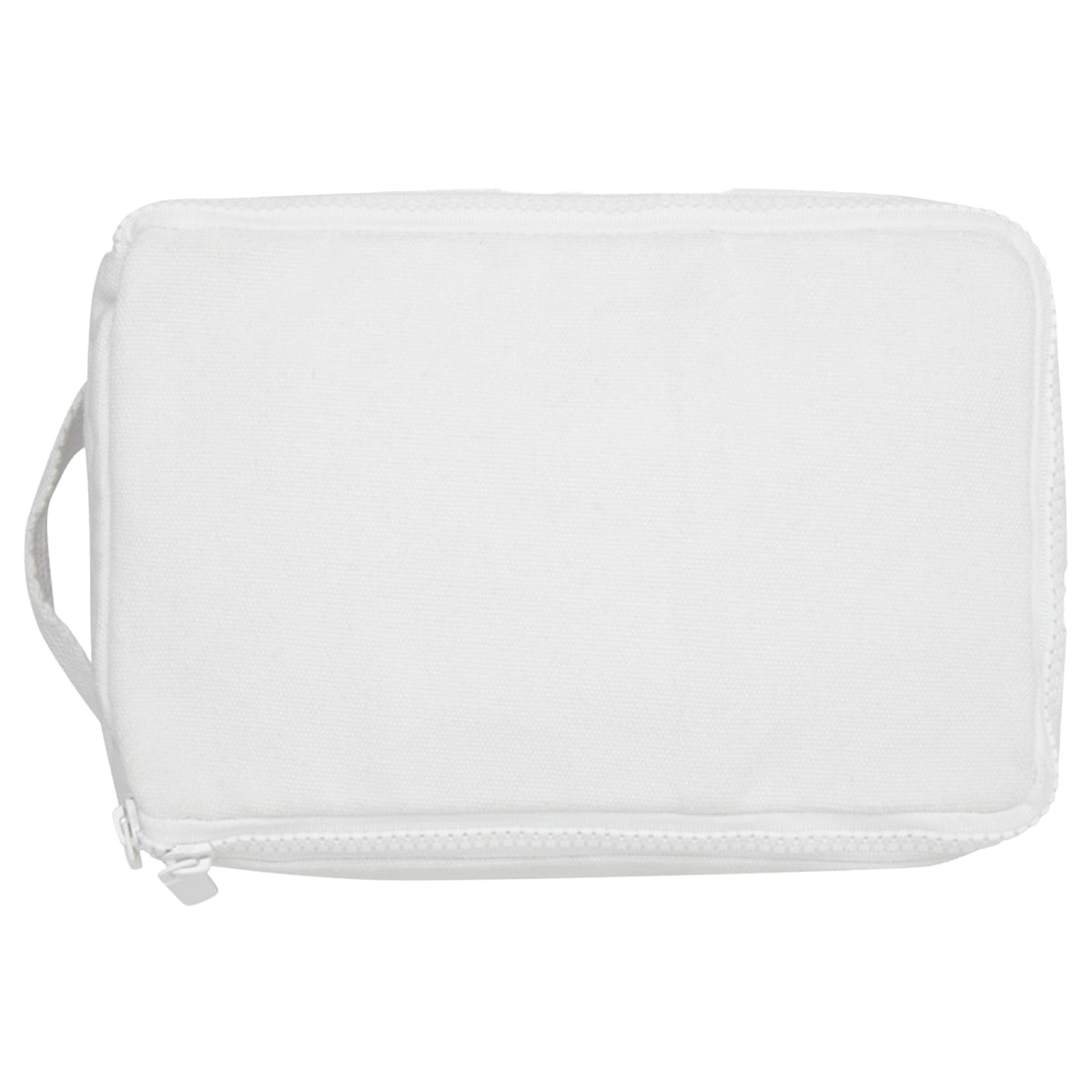 White - Side - Pack Recycled Aware Toiletry Bag