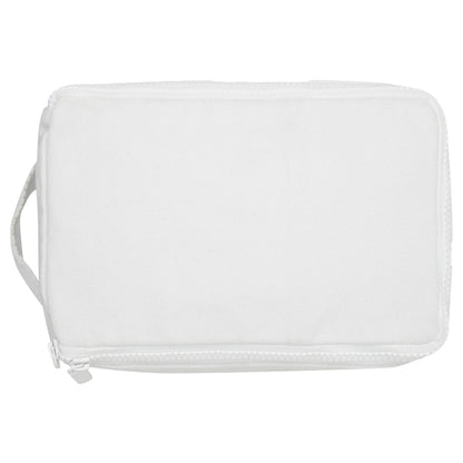 White - Side - Pack Recycled Aware Toiletry Bag