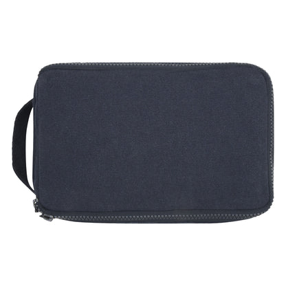 Navy - Side - Pack Recycled Aware Toiletry Bag