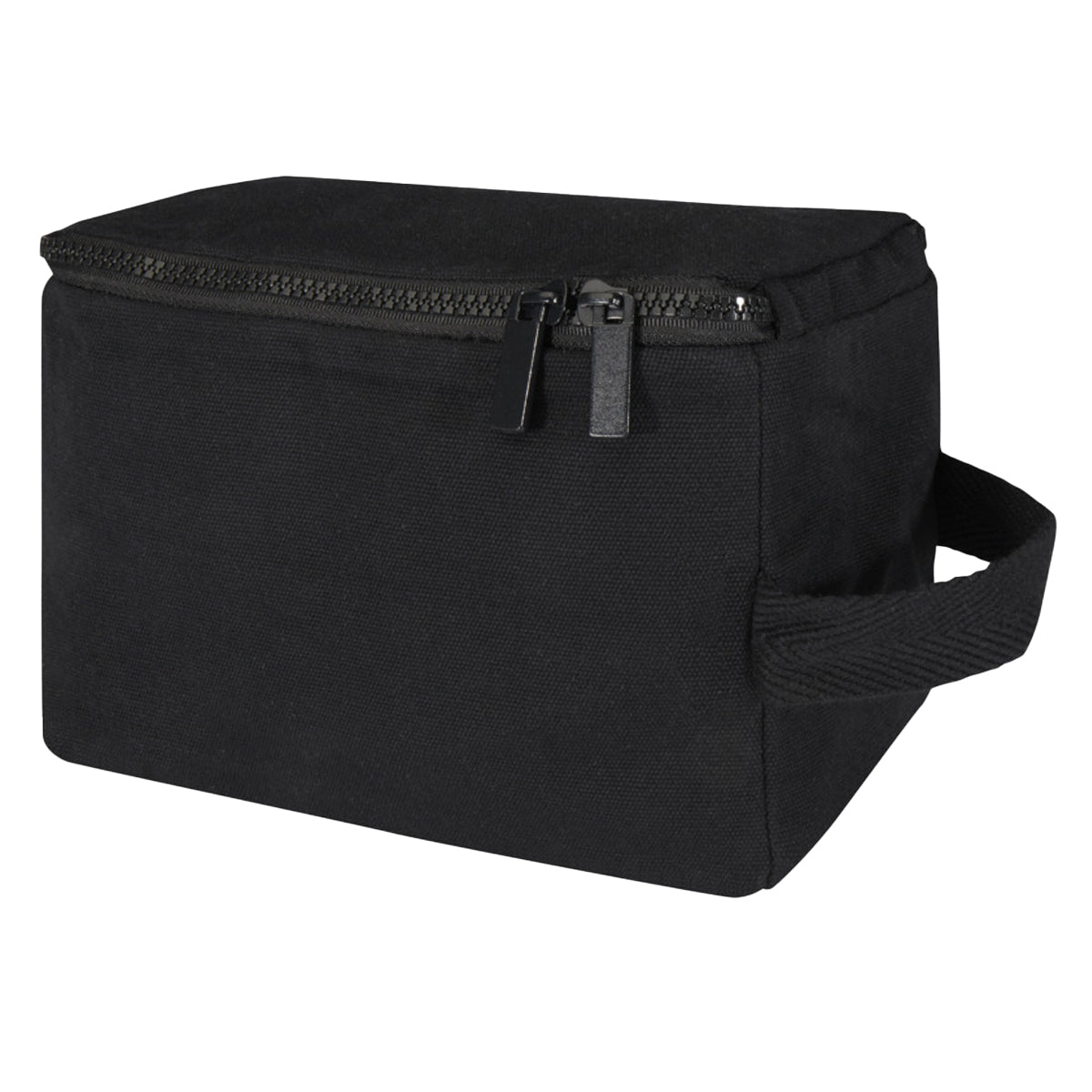 Solid Black - Front - Pack Recycled Aware Toiletry Bag