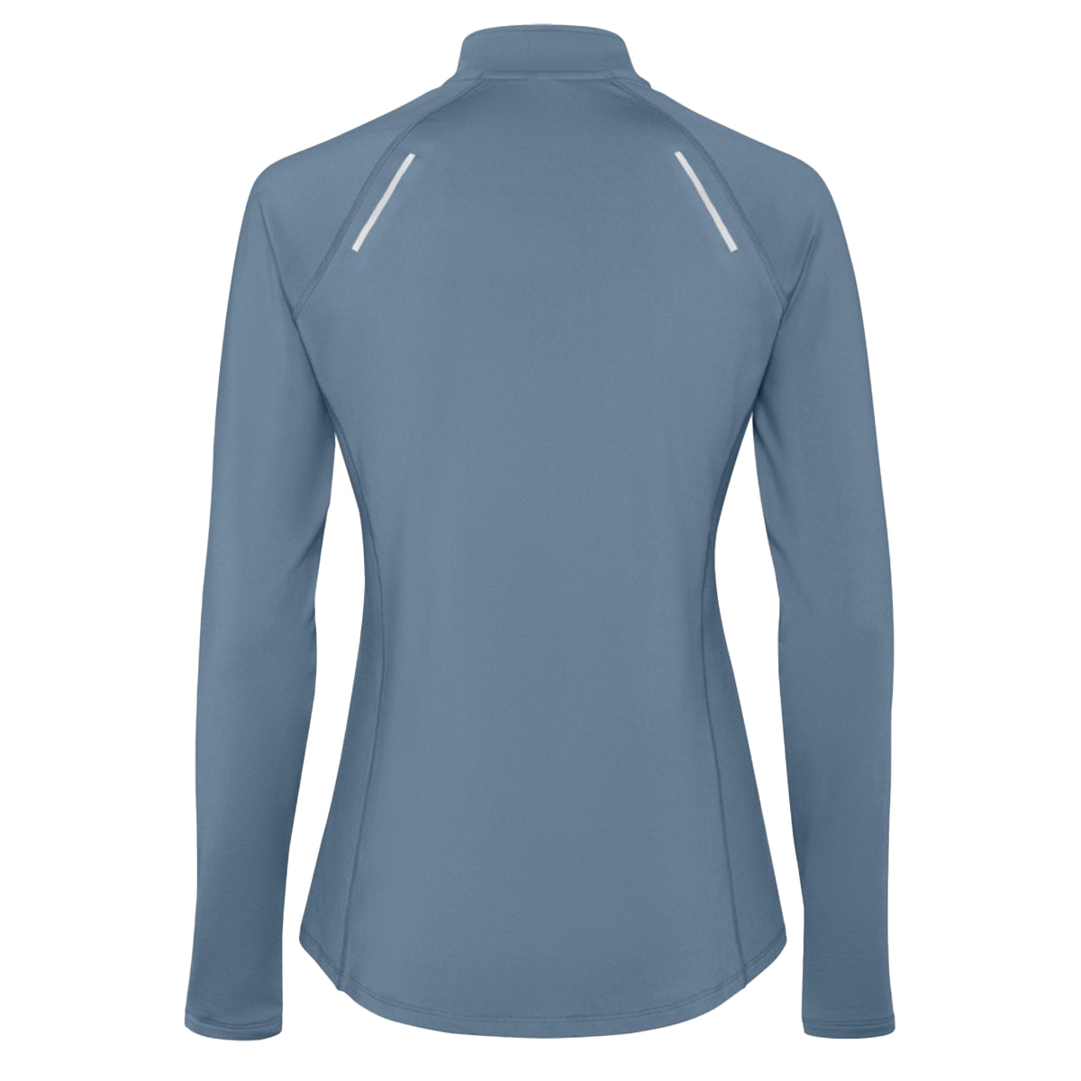 Storm Blue - Back - Roly Womens-Ladies Estambul Quarter Zip Long-Sleeved Sweatshirt