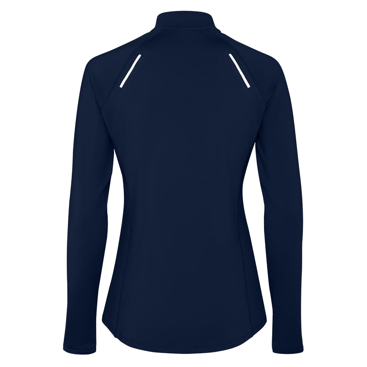 Navy Blue - Back - Roly Womens-Ladies Estambul Quarter Zip Long-Sleeved Sweatshirt