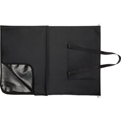 Solid Black - Back - Floso Laytote Picnic Blanket
