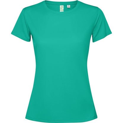 Jade Green - Front - Roly Womens-Ladies Estoril Short-Sleeved T-Shirt