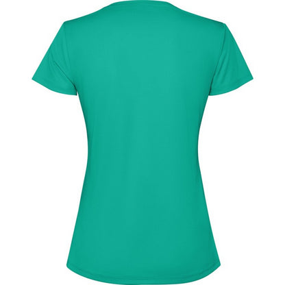 Jade Green - Back - Roly Womens-Ladies Estoril Short-Sleeved T-Shirt