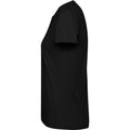 Solid Black - Lifestyle - Roly Womens-Ladies Estoril Short-Sleeved T-Shirt