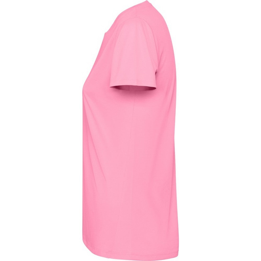Silk Pink - Lifestyle - Roly Womens-Ladies Estoril Short-Sleeved T-Shirt
