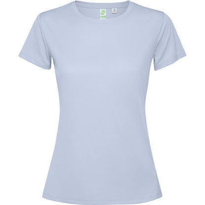 Zen Blue - Front - Roly Womens-Ladies Estoril Short-Sleeved T-Shirt