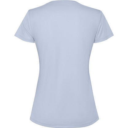 Zen Blue - Back - Roly Womens-Ladies Estoril Short-Sleeved T-Shirt