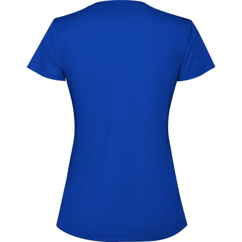 Royal Blue - Back - Roly Womens-Ladies Estoril Short-Sleeved T-Shirt