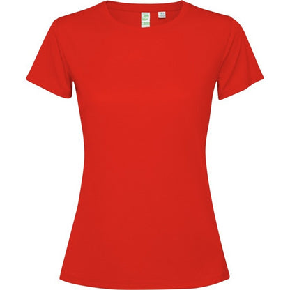 Red - Front - Roly Womens-Ladies Estoril Short-Sleeved T-Shirt