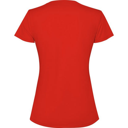 Red - Back - Roly Womens-Ladies Estoril Short-Sleeved T-Shirt