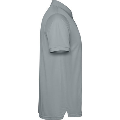 Grey - Side - Roly Mens Tormo Short-Sleeved Polo Shirt