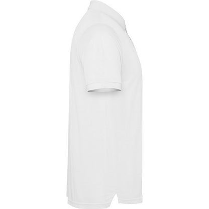 White - Side - Roly Mens Tormo Short-Sleeved Polo Shirt