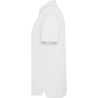 White - Lifestyle - Roly Mens Tormo Short-Sleeved Polo Shirt