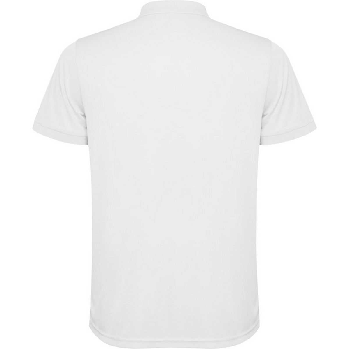 White - Back - Roly Mens Tormo Short-Sleeved Polo Shirt