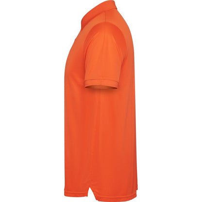 Fire Orange - Lifestyle - Roly Mens Tormo Short-Sleeved Polo Shirt