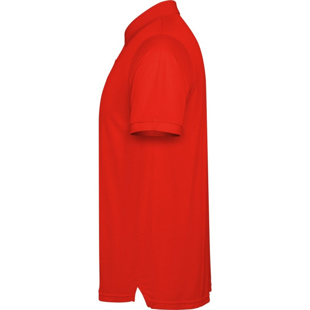 Red - Lifestyle - Roly Mens Tormo Short-Sleeved Polo Shirt