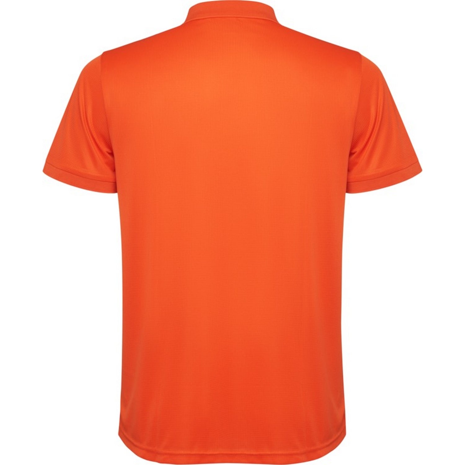 Fire Orange - Back - Roly Mens Tormo Short-Sleeved Polo Shirt