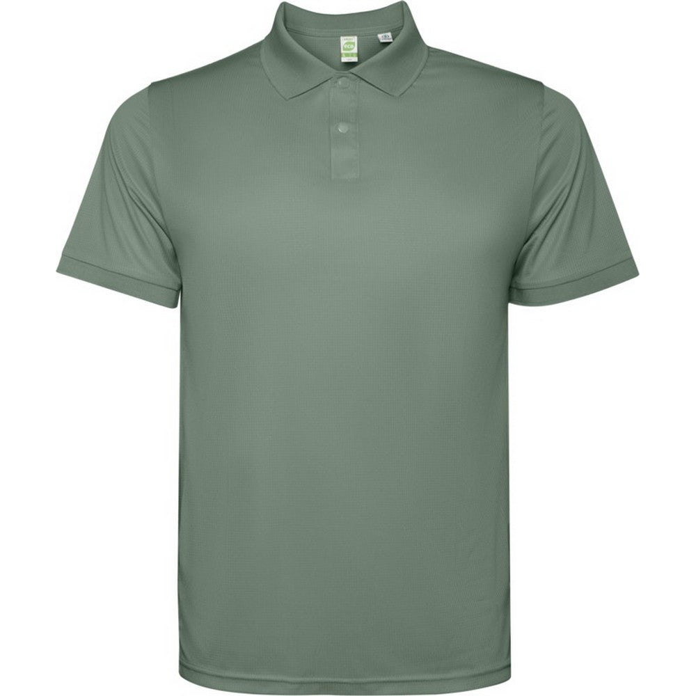 Laurel Green - Front - Roly Mens Tormo Short-Sleeved Polo Shirt
