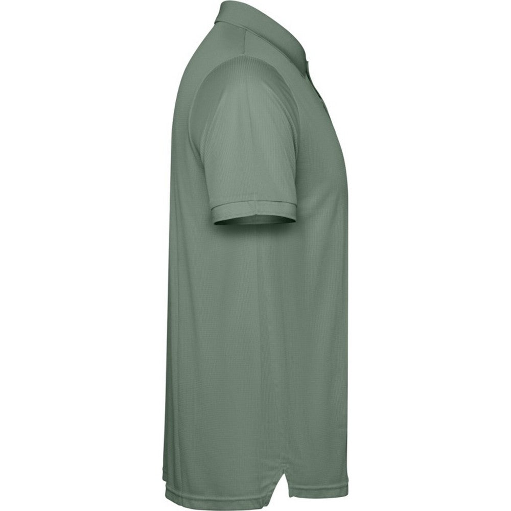 Laurel Green - Side - Roly Mens Tormo Short-Sleeved Polo Shirt