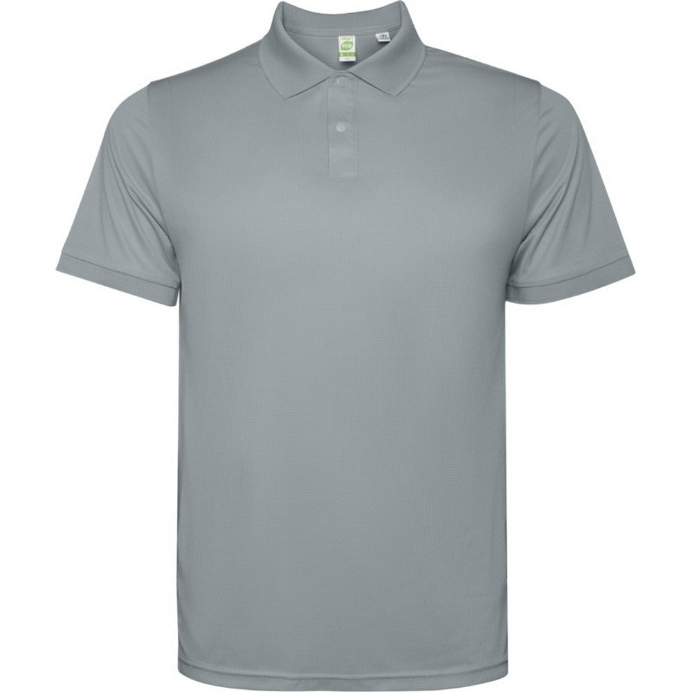 Grey - Front - Roly Mens Tormo Short-Sleeved Polo Shirt
