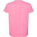 Silk Pink - Back - Roly Mens Estoril Short-Sleeved T-Shirt