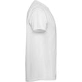 White - Side - Roly Mens Estoril Short-Sleeved T-Shirt