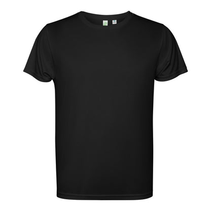 Solid Black - Front - Roly Mens Estoril Short-Sleeved T-Shirt