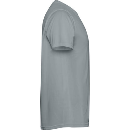 Grey - Side - Roly Mens Estoril Short-Sleeved T-Shirt