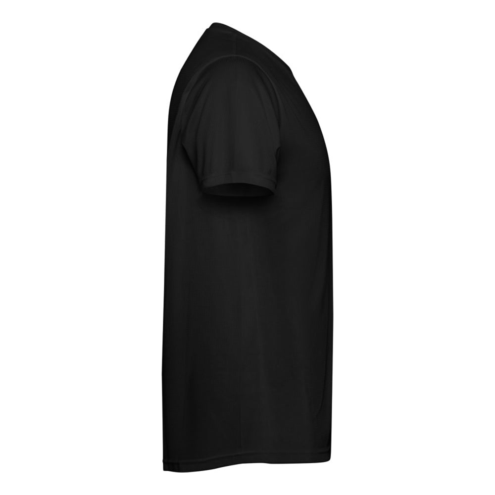 Solid Black - Lifestyle - Roly Mens Estoril Short-Sleeved T-Shirt