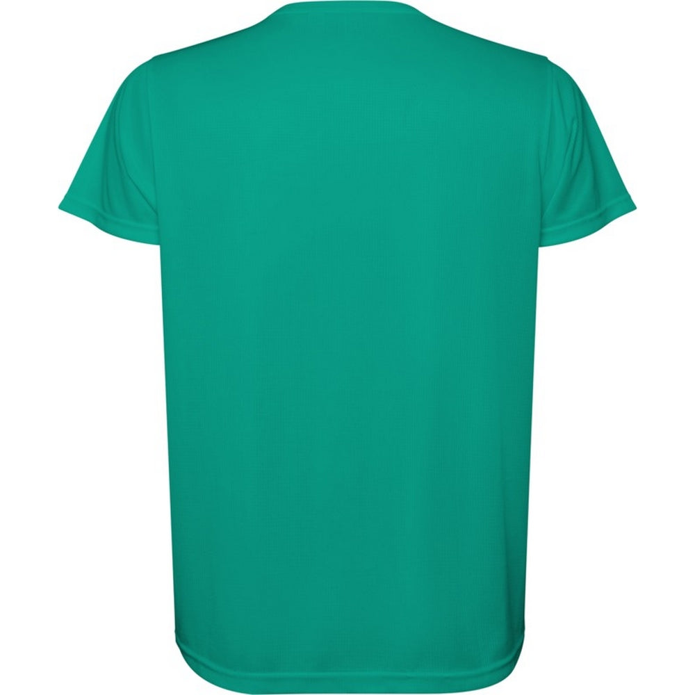Jade Green - Side - Roly Mens Estoril Short-Sleeved T-Shirt