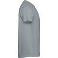 Grey - Side - Roly Childrens-Kids Estoril Short-Sleeved T-Shirt