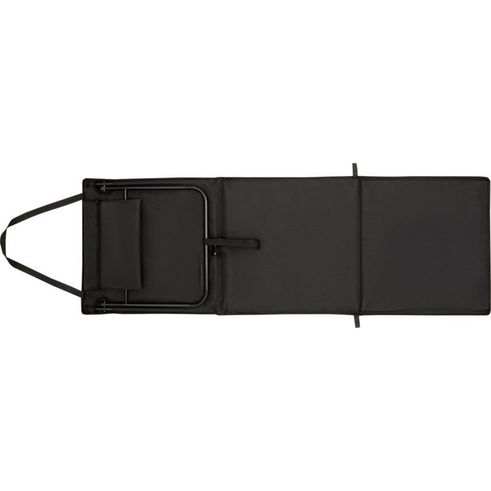 Solid Black - Side - Floso Serene Beach Lounger